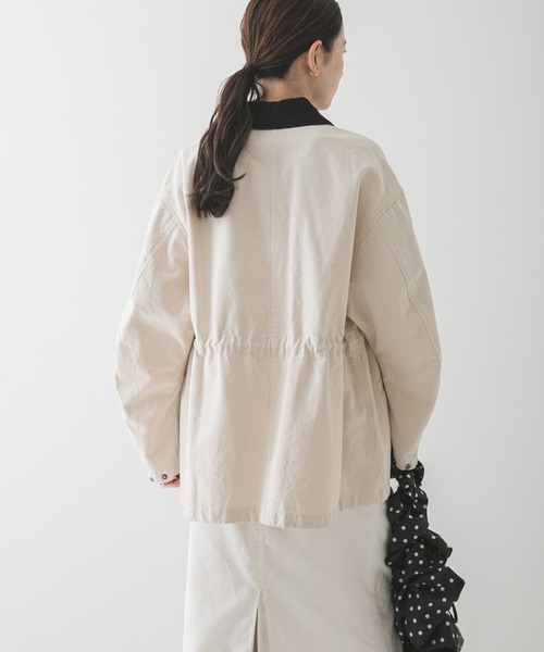 URBAN RESEARCH（アーバンリサーチ）の「ドロストカバーオール（カバーオール・レディース・ピンク/ネイビー/ナチュラル・FREE）」の13枚目の写真