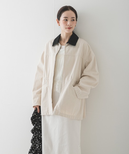 URBAN RESEARCH（アーバンリサーチ）の「ドロストカバーオール（カバーオール・レディース・ピンク/ネイビー/ナチュラル・FREE）」の15枚目の写真