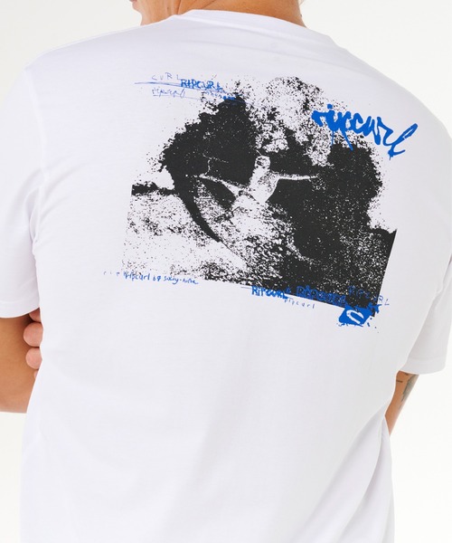 rip curl（リップカール）の「RIP CURL/リップカール メンズ 半袖 Tシャツ INNER VISIONS HACK TEE 0XVMTE（Tシャツ/カットソー・メンズ・スミクロ/ホワイト・L/M）」の5枚目の写真