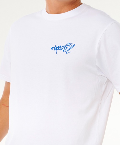 rip curl（リップカール）の「RIP CURL/リップカール メンズ 半袖 Tシャツ INNER VISIONS HACK TEE 0XVMTE（Tシャツ/カットソー・メンズ・スミクロ/ホワイト・L/M）」の6枚目の写真