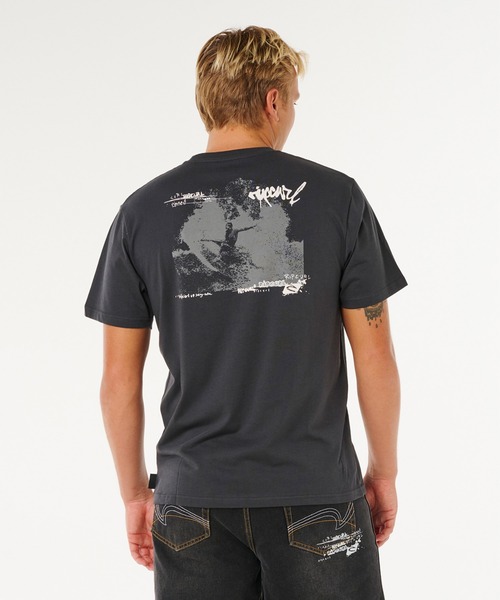 rip curl（リップカール）の「RIP CURL/リップカール メンズ 半袖 Tシャツ INNER VISIONS HACK TEE 0XVMTE（Tシャツ/カットソー・メンズ・スミクロ/ホワイト・L/M）」の9枚目の写真