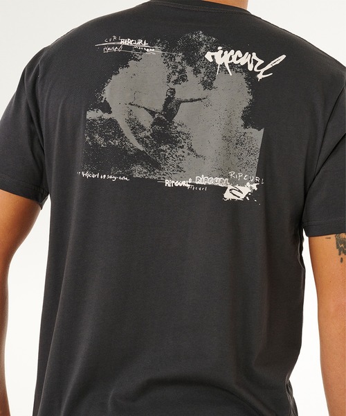 rip curl（リップカール）の「RIP CURL/リップカール メンズ 半袖 Tシャツ INNER VISIONS HACK TEE 0XVMTE（Tシャツ/カットソー・メンズ・スミクロ/ホワイト・L/M）」の10枚目の写真