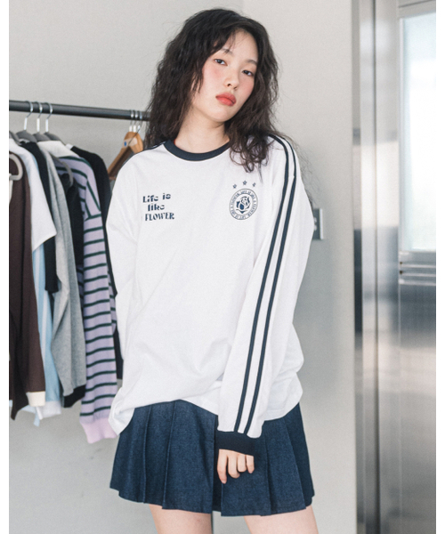 HAVISM(ヘビズム)の「LLF UNIFORM L/S TEE(WHITE)(Tシャツ/カットソー・レディース・その他・ONE SIZE)」の1枚目の写真