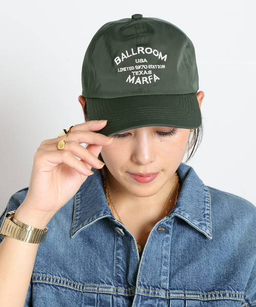 PCNQ（パークニック）の「【pcnq/パークニック】別注BALLROOM MARFA CAP（キャップ・レディース・グリーン・FREE）」の4枚目の写真