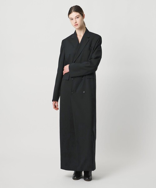 LOEFF（ロエフ）の「＜LOEFF＞ダブルブレスト ジャケットライク ドレス（ワンピース・レディース・ネイビー/ブラック・1/0）」の4枚目の写真