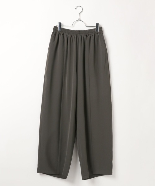 LEPSIM（レプシィム）の「マルチメリットワイドパンツ　630143（その他パンツ・レディース・ブラック/ネイビー/カーキブラウン/カーキ/ライトベージュ/チャコールグレー・FREE）」の3枚目の写真