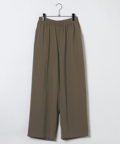 LEPSIM（レプシィム）の「マルチメリットワイドパンツ　630143（その他パンツ・レディース・ブラック/ネイビー/カーキブラウン/カーキ/ライトベージュ/チャコールグレー・FREE）」の8枚目の写真
