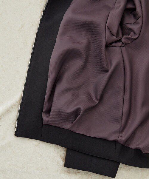 UNITED TOKYO(ユナイテッドトウキョウ)の「【グレー残りわずか!】バックベルトタックブルゾン|軽アウター/春服(ブルゾン・レディース・ベージュ/ブラック/グレー・1/2)」の17枚目の写真