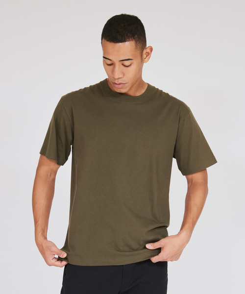 HANES（ヘインズ）の「【Hanes/ヘインズ】メンズ ビーフィー クルーネックTシャツ（Tシャツ/カットソー・メンズ・ダークグリーン/ヘザーグレー/ブラック/ネイビー/インディゴブルー/プラム/ダークグレー/ダークブラウン/ダークグリーン系/ホワイト・M/S/XS/XL/L）」の7枚目の写真