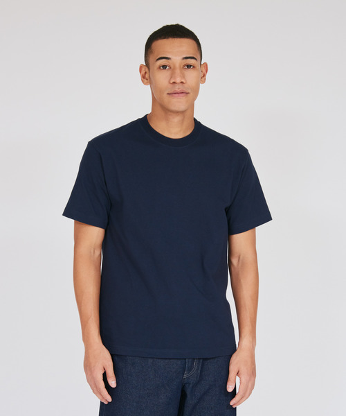 HANES（ヘインズ）の「【Hanes/ヘインズ】メンズ ビーフィー クルーネックTシャツ（Tシャツ/カットソー・メンズ・ダークグリーン/ヘザーグレー/ブラック/ネイビー/インディゴブルー/プラム/ダークグレー/ダークブラウン/ダークグリーン系/ホワイト・M/S/XS/XL/L）」の8枚目の写真