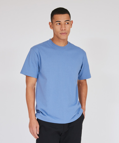 HANES（ヘインズ）の「【Hanes/ヘインズ】メンズ ビーフィー クルーネックTシャツ（Tシャツ/カットソー・メンズ・ダークグリーン/ヘザーグレー/ブラック/ネイビー/インディゴブルー/プラム/ダークグレー/ダークブラウン/ダークグリーン系/ホワイト・M/S/XS/XL/L）」の9枚目の写真