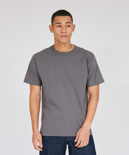 HANES（ヘインズ）の「【Hanes/ヘインズ】メンズ ビーフィー クルーネックTシャツ（Tシャツ/カットソー・メンズ・ダークグリーン/ヘザーグレー/ブラック/ネイビー/インディゴブルー/プラム/ダークグレー/ダークブラウン/ダークグリーン系/ホワイト・M/S/XS/XL/L）」の3枚目の写真