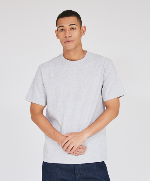 HANES（ヘインズ）の「【Hanes/ヘインズ】メンズ ビーフィー クルーネックTシャツ（Tシャツ/カットソー・メンズ・ダークグリーン/ヘザーグレー/ブラック/ネイビー/インディゴブルー/プラム/ダークグレー/ダークブラウン/ダークグリーン系/ホワイト・M/S/XS/XL/L）」の4枚目の写真