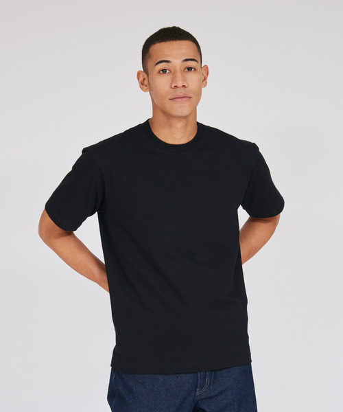 HANES（ヘインズ）の「【Hanes/ヘインズ】メンズ ビーフィー クルーネックTシャツ（Tシャツ/カットソー・メンズ・ダークグリーン/ヘザーグレー/ブラック/ネイビー/インディゴブルー/プラム/ダークグレー/ダークブラウン/ダークグリーン系/ホワイト・M/S/XS/XL/L）」の2枚目の写真