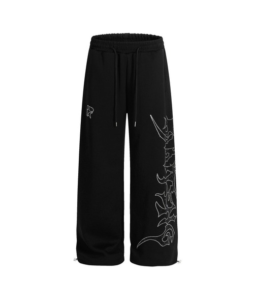 mushwear(マッシュウェア)の「グラフィックラインストーンスウェットパンツ(スウェットパンツ・メンズ・ホワイト/ブラック・LARGE/MEDIUM/SMALL/X-LARGE)」の14枚目の写真