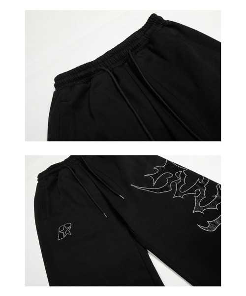 mushwear(マッシュウェア)の「グラフィックラインストーンスウェットパンツ(スウェットパンツ・メンズ・ホワイト/ブラック・LARGE/MEDIUM/SMALL/X-LARGE)」の9枚目の写真