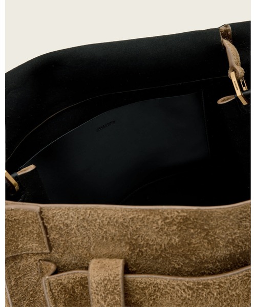 ALLSAINTS(オールセインツ)の「URSA SUEDE SATCHEL BAG | URSA スエード サッチェル バッグ(ショルダーバッグ・レディース・ブラウン系その他・ONE SIZE)」の2枚目の写真