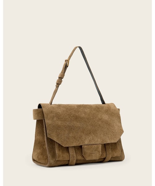 ALLSAINTS(オールセインツ)の「URSA SUEDE SATCHEL BAG | URSA スエード サッチェル バッグ(ショルダーバッグ・レディース・ブラウン系その他・ONE SIZE)」の3枚目の写真