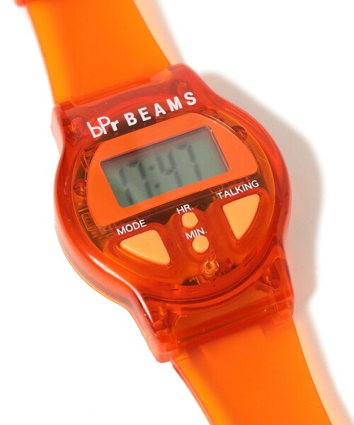bpr BEAMS(ビーピーアール ビームス )の「【50周年特別企画】"BEAMS TALKING SERIES" TALKING WATCH English(デジタル腕時計・レディース・その他/オレンジ・ONE SIZE)」の7枚目の写真