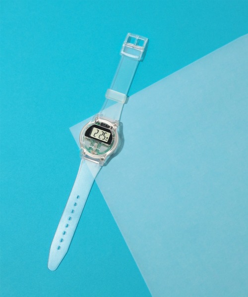 bpr BEAMS(ビーピーアール ビームス )の「【50周年特別企画】"BEAMS TALKING SERIES" TALKING WATCH English(デジタル腕時計・レディース・その他/オレンジ・ONE SIZE)」の2枚目の写真
