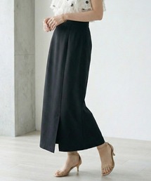 CHhdmn（シーエイチヒデモン）の「スリット ナロースカート タイトスカート ストレッチ セミタイト Iライン ロングスカート オフィスカジュアル きれいめ（スカート）」