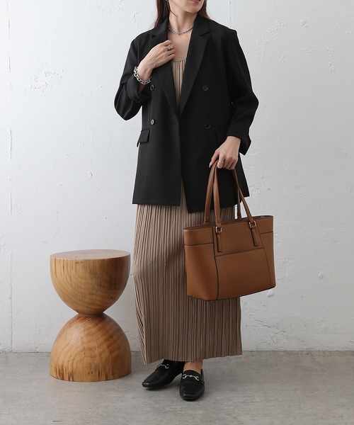 COLONY 2139（コロニートゥーワンスリーナイン）の「シュリンクA4トートバッグ（トートバッグ・レディース・ブラウン/ブラック・FREE）」の14枚目の写真