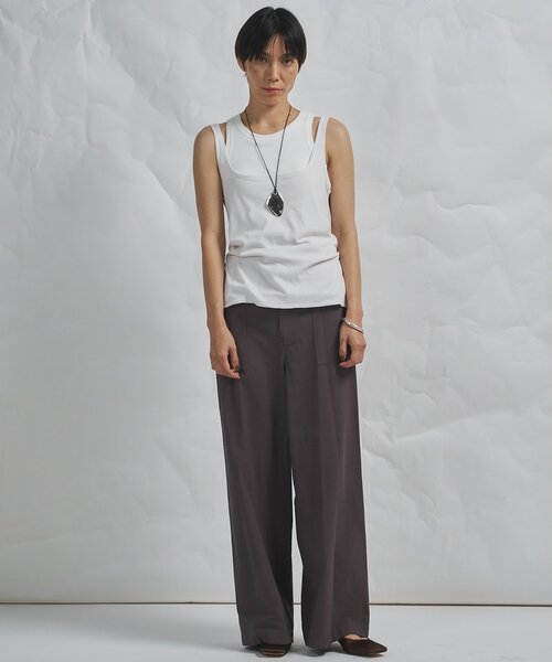 Whim Gazette（ウィムガゼット）の「【GEMINI】製品染めパンツ（その他パンツ・レディース・ピンク/ブラウン・FREE）」の7枚目の写真