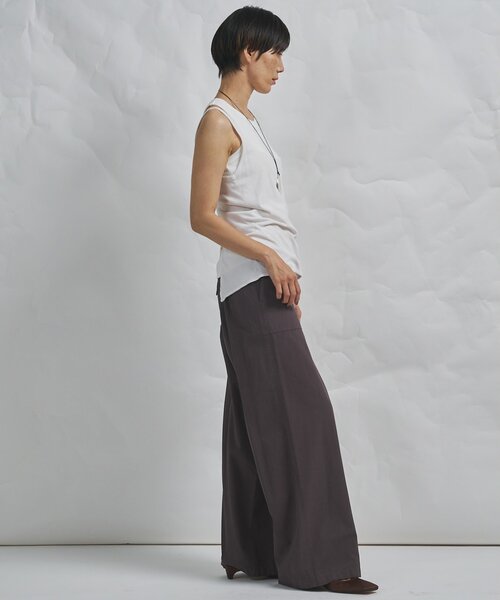 Whim Gazette（ウィムガゼット）の「【GEMINI】製品染めパンツ（その他パンツ・レディース・ピンク/ブラウン・FREE）」の9枚目の写真