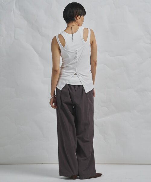 Whim Gazette（ウィムガゼット）の「【GEMINI】製品染めパンツ（その他パンツ・レディース・ピンク/ブラウン・FREE）」の10枚目の写真