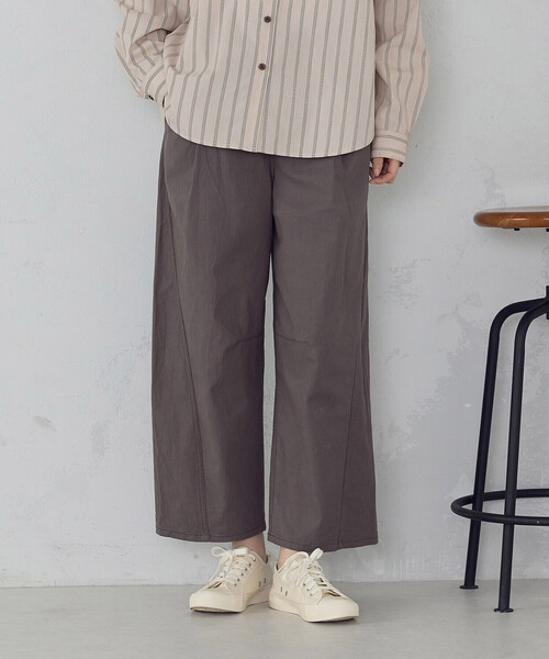 ONIGIRI（オニギリ）の「コットンヴィンテージストレッチ カービーパンツ（その他パンツ・レディース・ブラウン/カーキ・FREE）」の15枚目の写真