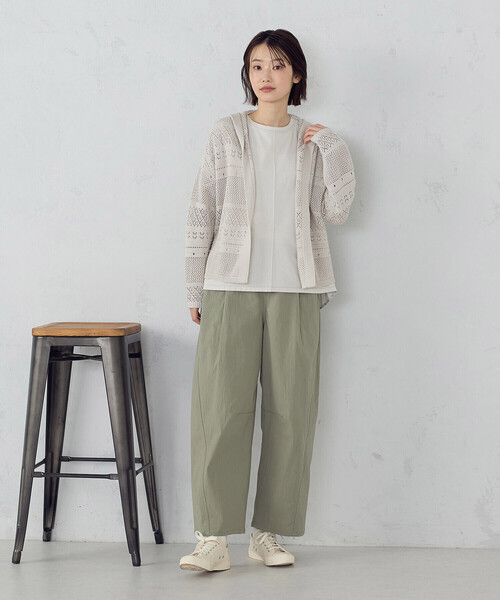 ONIGIRI（オニギリ）の「コットンヴィンテージストレッチ カービーパンツ（その他パンツ・レディース・ブラウン/カーキ・FREE）」の17枚目の写真