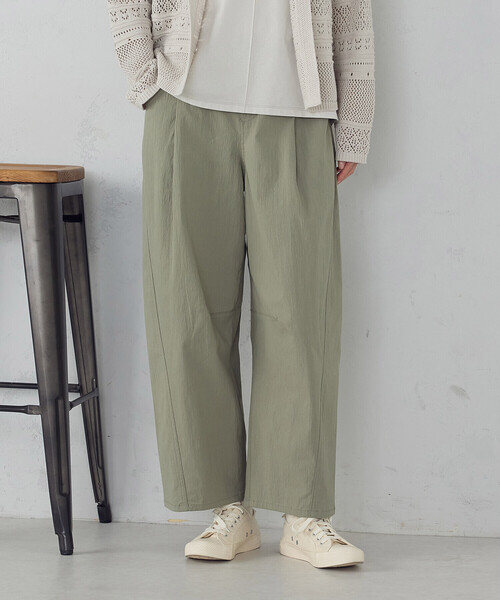 ONIGIRI（オニギリ）の「コットンヴィンテージストレッチ カービーパンツ（その他パンツ・レディース・ブラウン/カーキ・FREE）」の19枚目の写真