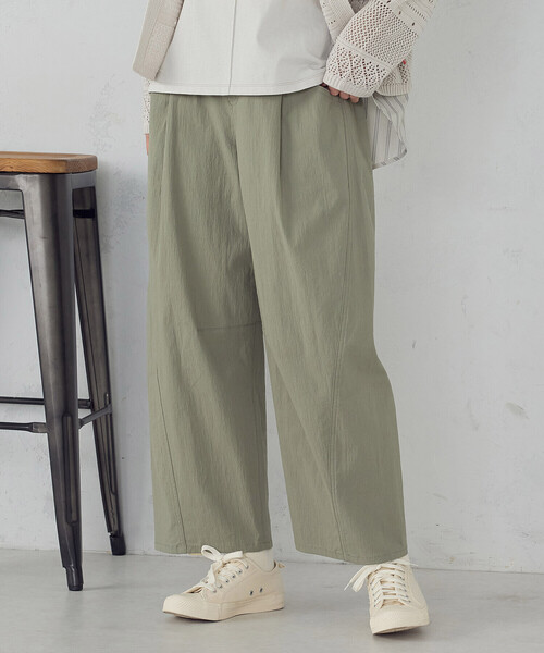 ONIGIRI（オニギリ）の「コットンヴィンテージストレッチ カービーパンツ（その他パンツ・レディース・ブラウン/カーキ・FREE）」の20枚目の写真