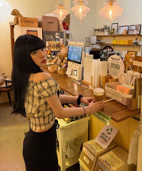 THE GREEN LAB（ザグリーンラボ）の「パフスリーブクロップブラウス[ホワイト]（シャツ/ブラウス・レディース・その他・FREE）」の4枚目の写真