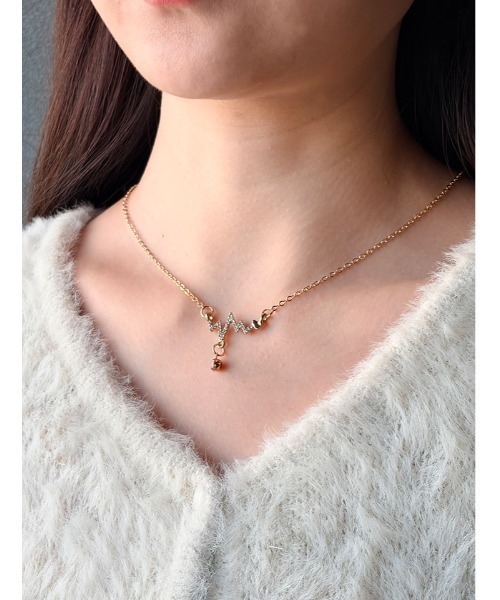 Edit Sheen(エディットシーン)の「ジオメトリモチーフネックレス(ネックレス・レディース・シルバー/ゴールド・FREE)」の1枚目の写真