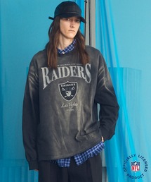 MAISON SPECIAL（メゾンスペシャル）の「《UNISEX》「RAIDERS」Prime-Over long Sleeved T-shirt 「レイダース」プライムオーバーロングスリーブTシャツ【MAISON SPECIAL メゾンスペシャル】（Tシャツ/カットソー）」