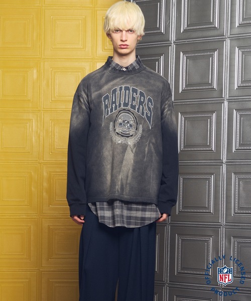 MAISON SPECIAL(メゾンスペシャル)の「《UNISEX》「RAIDERS」Prime-Over long Sleeved T-shirt/「レイダース」プライムオーバーロングスリーブTシャツ【MAISON SPECIAL/メゾンスペシャル】(Tシャツ/カットソー・メンズ・その他1/その他2・0/1/2)」の6枚目の写真