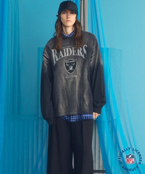 MAISON SPECIAL(メゾンスペシャル)の「《UNISEX》「RAIDERS」Prime-Over long Sleeved T-shirt/「レイダース」プライムオーバーロングスリーブTシャツ【MAISON SPECIAL/メゾンスペシャル】(Tシャツ/カットソー・メンズ・その他1/その他2・0/1/2)」の9枚目の写真