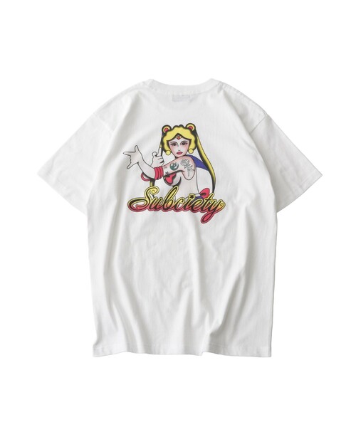 Subciety(サブサエティ)の「Moon light tee(Tシャツ/カットソー・メンズ・ブラック/ネイビー/ホワイト・SMALL/MEDIUM/LARGE/X-LARGE/XX-LARGE)」の17枚目の写真
