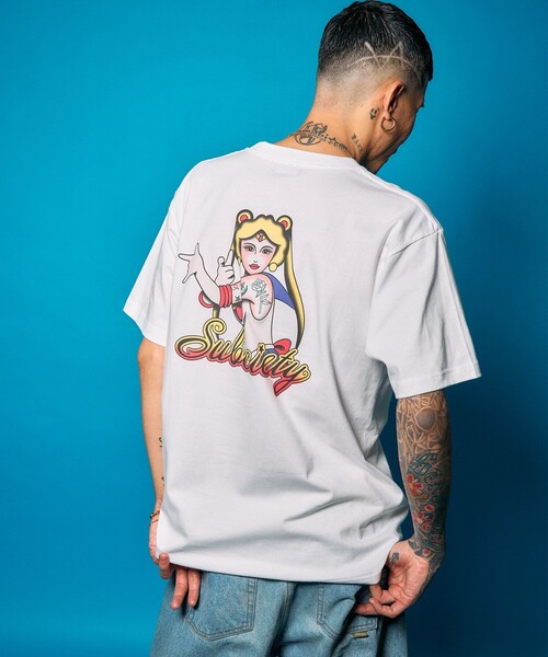 Subciety(サブサエティ)の「Moon light tee(Tシャツ/カットソー・メンズ・ブラック/ネイビー/ホワイト・SMALL/MEDIUM/LARGE/X-LARGE/XX-LARGE)」の19枚目の写真