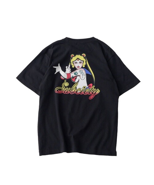 Subciety(サブサエティ)の「Moon light tee(Tシャツ/カットソー・メンズ・ブラック/ネイビー/ホワイト・SMALL/MEDIUM/LARGE/X-LARGE/XX-LARGE)」の22枚目の写真