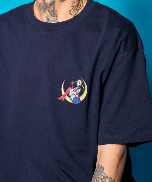 Subciety(サブサエティ)の「Moon light tee(Tシャツ/カットソー・メンズ・ブラック/ネイビー/ホワイト・SMALL/MEDIUM/LARGE/X-LARGE/XX-LARGE)」の15枚目の写真