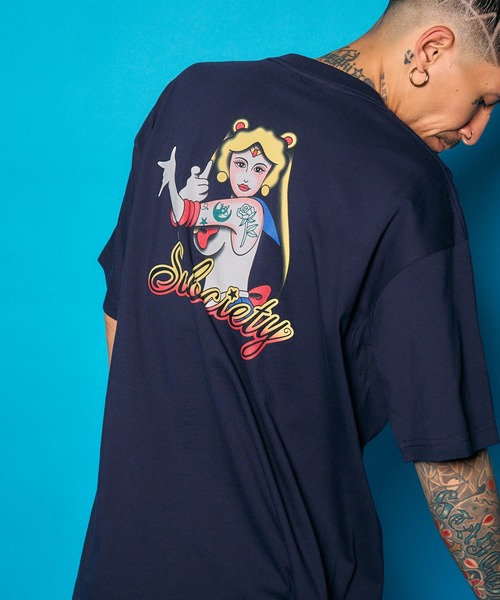 Subciety(サブサエティ)の「Moon light tee(Tシャツ/カットソー・メンズ・ブラック/ネイビー/ホワイト・SMALL/MEDIUM/LARGE/X-LARGE/XX-LARGE)」の16枚目の写真