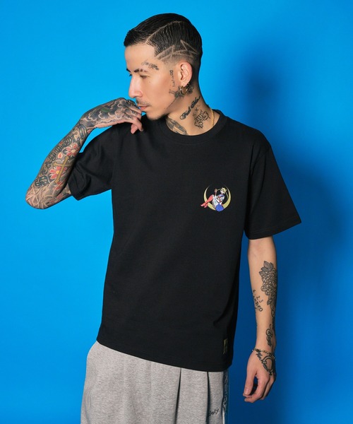 Subciety(サブサエティ)の「Moon light tee(Tシャツ/カットソー・メンズ・ブラック/ネイビー/ホワイト・SMALL/MEDIUM/LARGE/X-LARGE/XX-LARGE)」の12枚目の写真