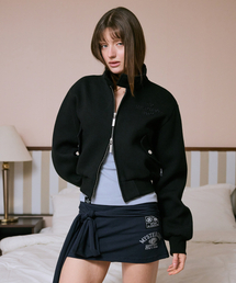 THE MYSTERIOUS HOTEL（ザミステリアスホテル）の「CROPPED BOMBER JK [BLACK]（その他アウター）」