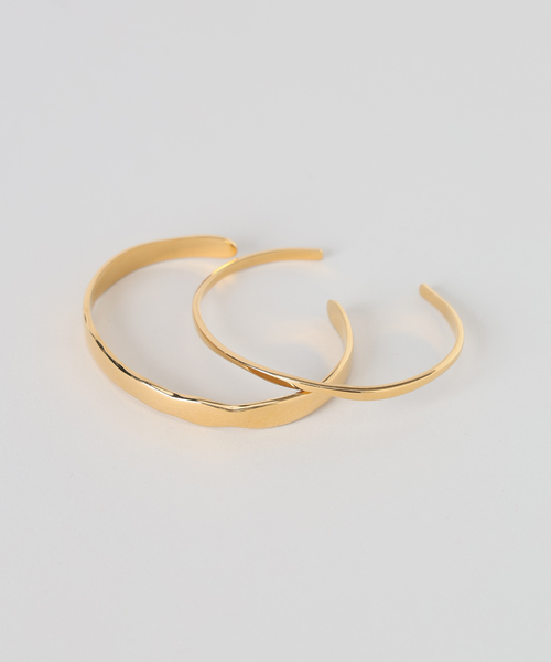 MERAKI メラキ Metal Plate Cross バングル 3053563080(ブレスレット MERAKI メラキ Metal Plate Cross バングル 3053563080(ブレスレット