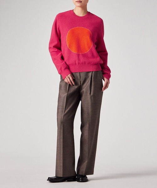 Paul Smith(ポールスミス)の「ウィメンズ サークルモチーフ ニット / 165221 778N(ニット/セーター・レディース・ローズ・MEDIUM)」の4枚目の写真