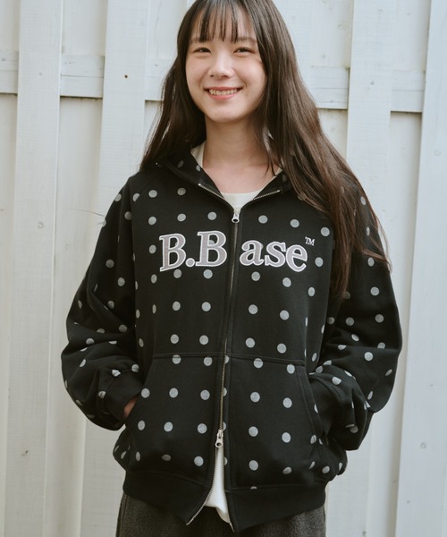 B.Base Assort Double-Zip Hoodie / B.Base アソートダブルジップ