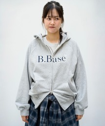 BROKEN BASE（ブロークンベース）の「B.Base Assort Double-Zip Hoodie / B.Base アソートダブルジップフーディー（パーカー）」