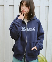 BROKEN BASE（ブロークンベース）の「B.Base Assort Double-Zip Hoodie / B.Base アソートダブルジップフーディー（パーカー）」